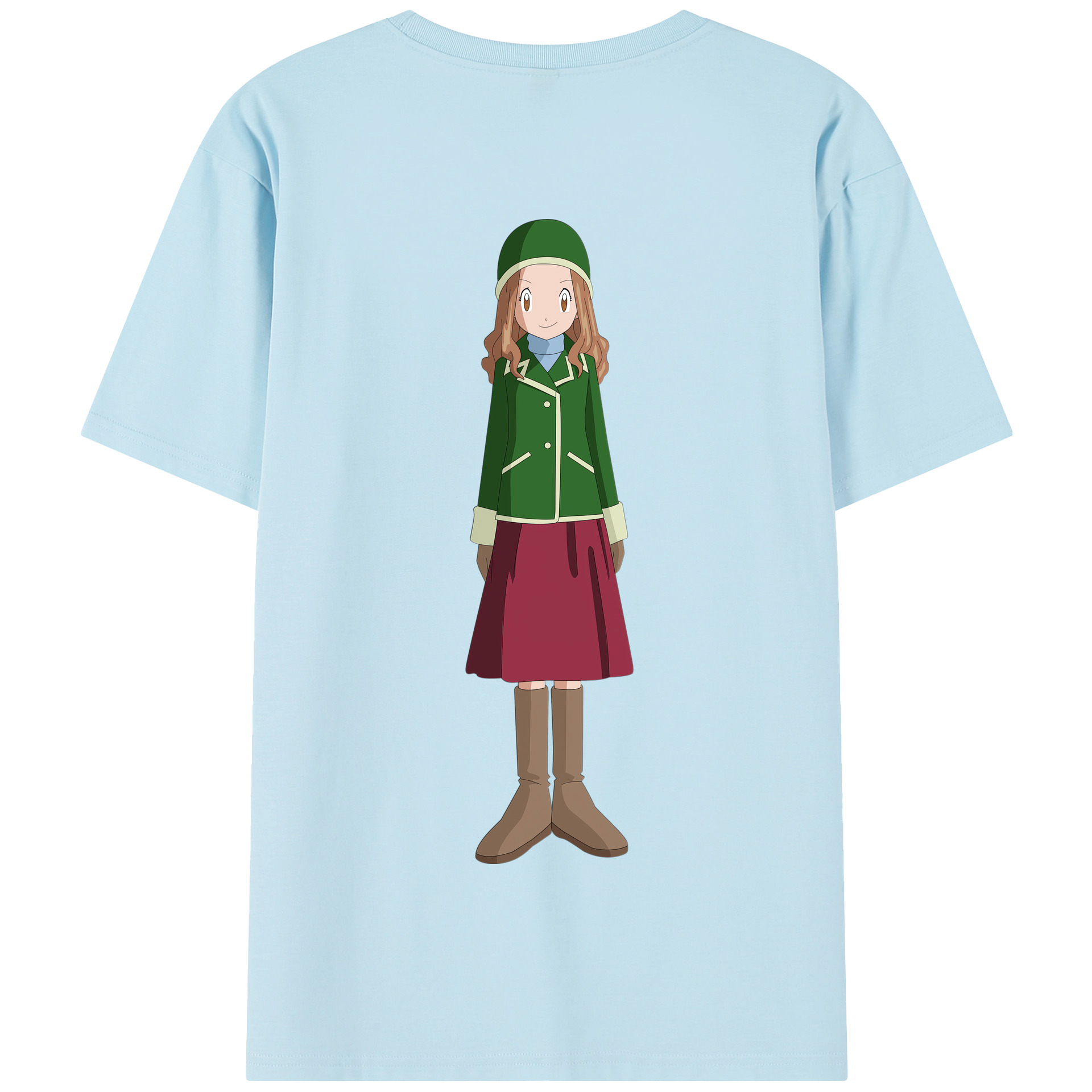（画像用） Digimon デジタルモンスター/デジモン 綿100％半袖Tシャツ（背面プリント）